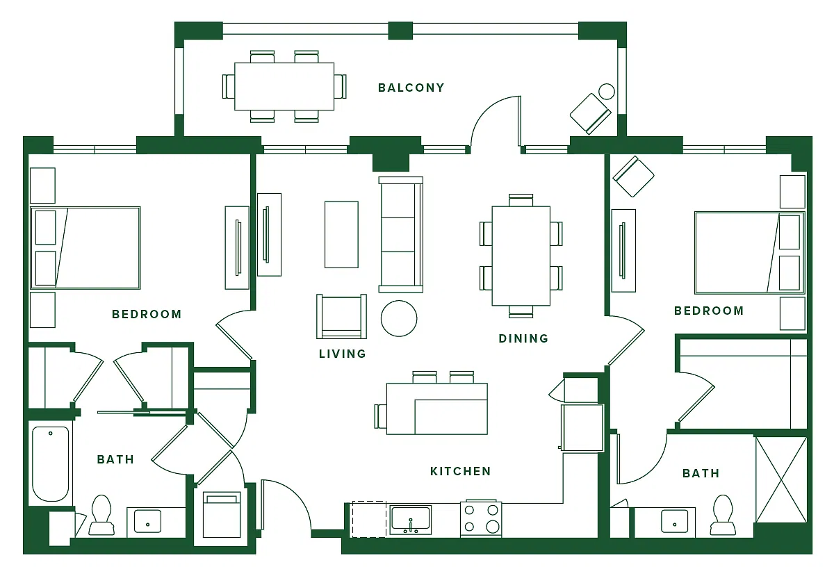 Floor plan W-B2