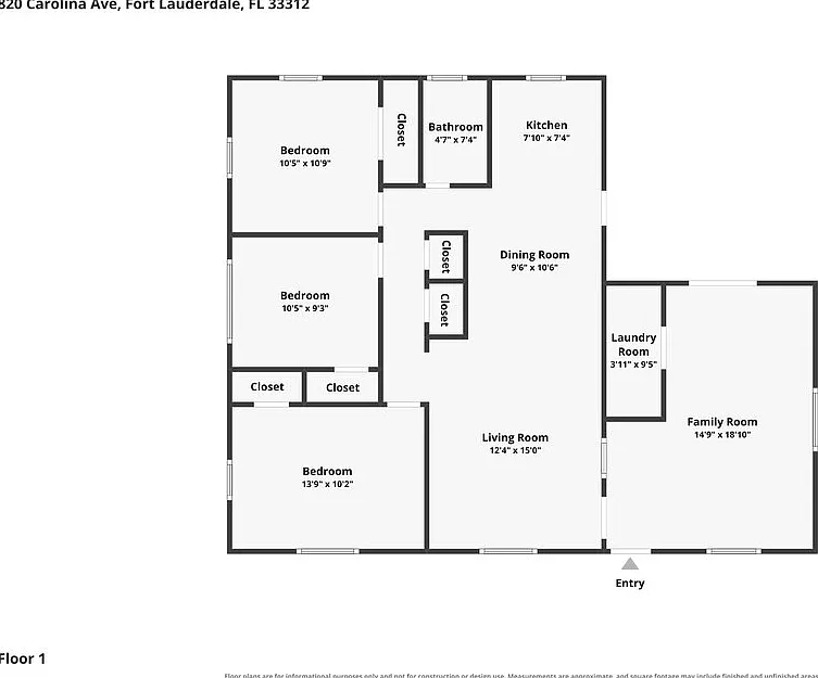 3 bed, 1.0 bath, 1186 sqft, $2,585 — Photo 2