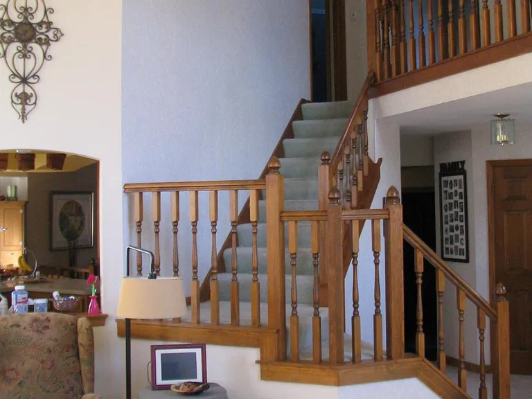Second-floor entrance. View from Formal dining & sitting area.