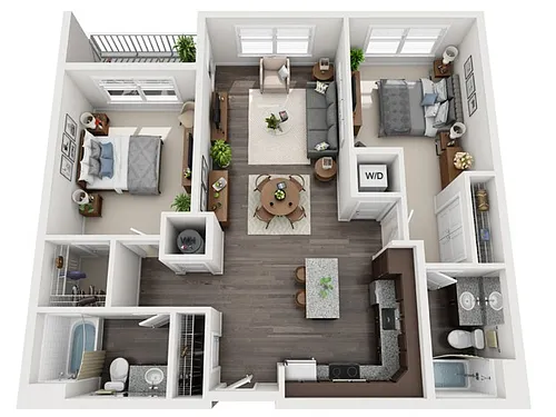 Floor plan B1