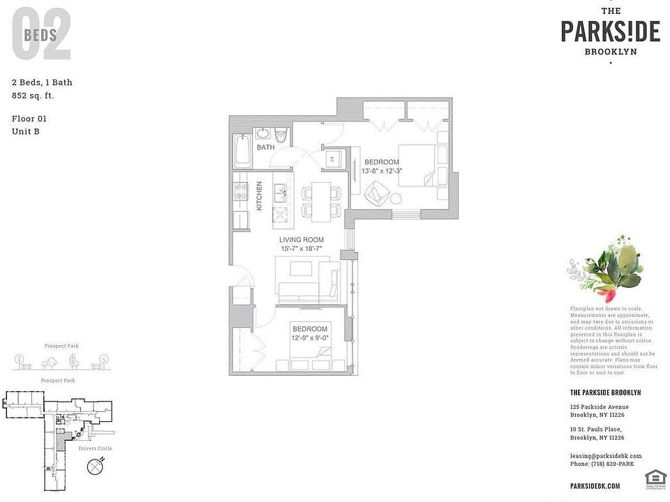 1st image of 123 Parkside Ave APT 1B