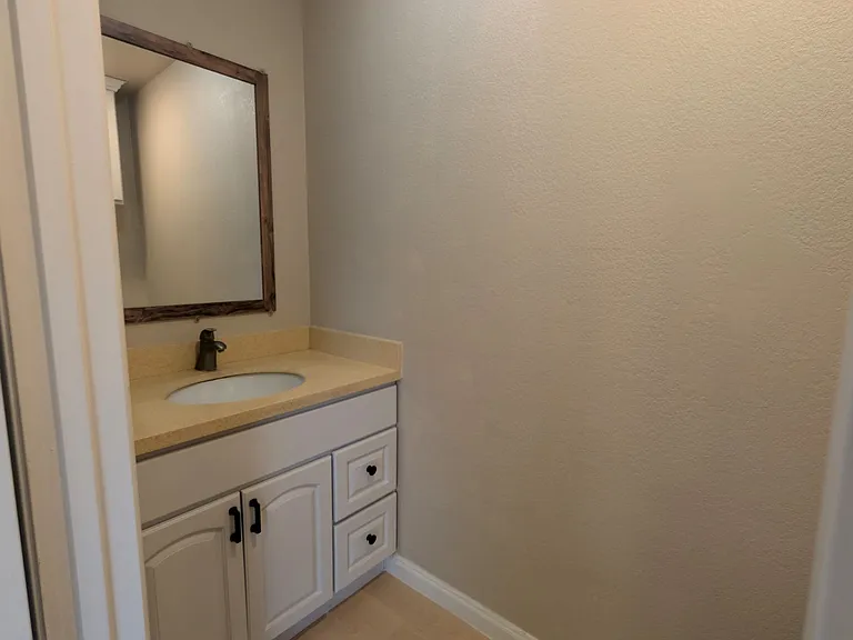 First floor half bathroom