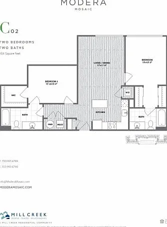 C02 - Two Bedroom Two Bath C02 - Two Bedroom Two Bath