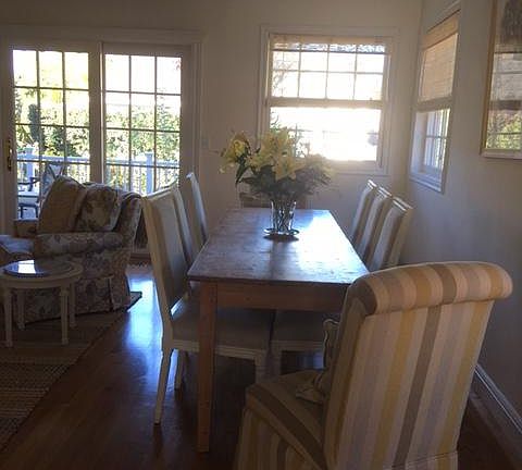 Dining area in family room