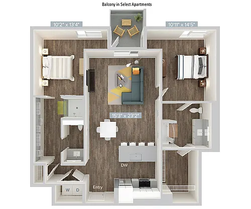 Floor plan B27V-1260