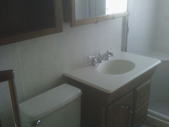 bathroom toilet area