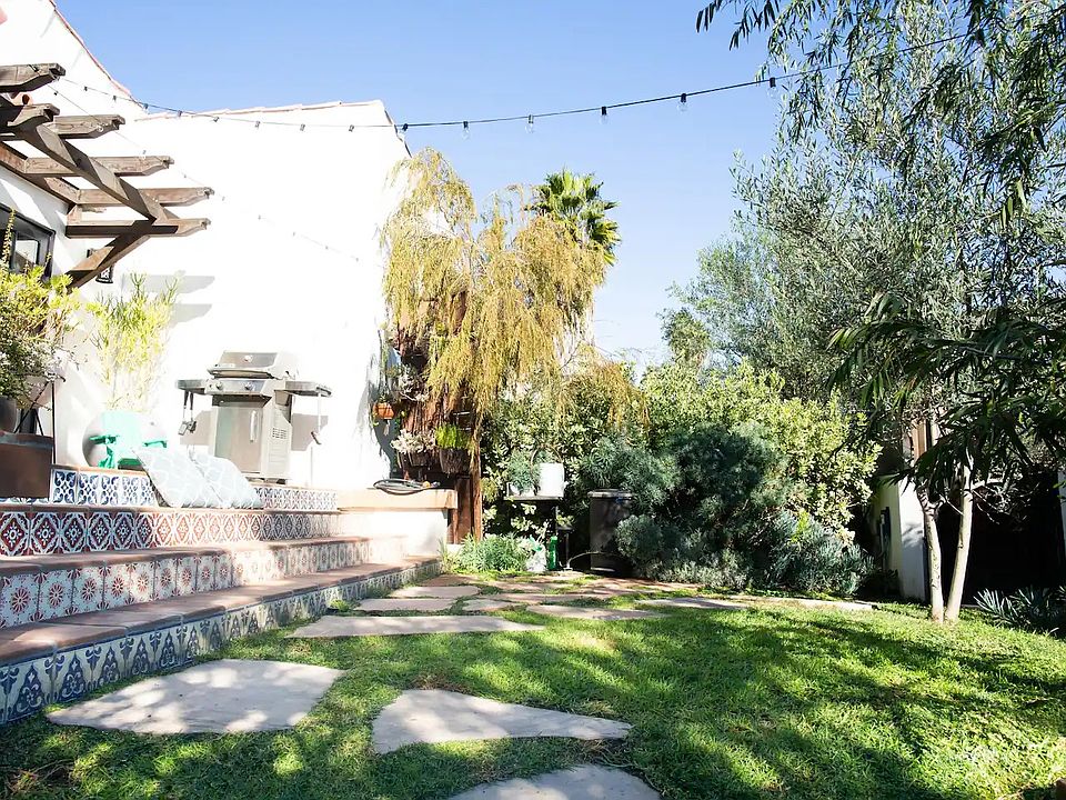 Front yard and patio