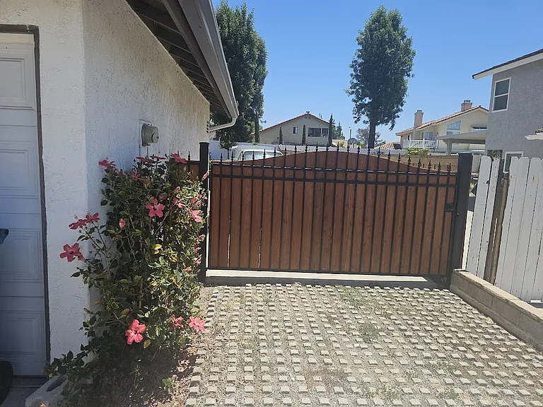 Side yard with room for RV parking (additional charge)
