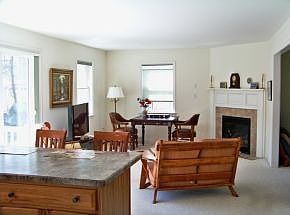 Kitchen into Family Room