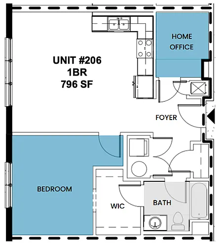 Floor plan A1C