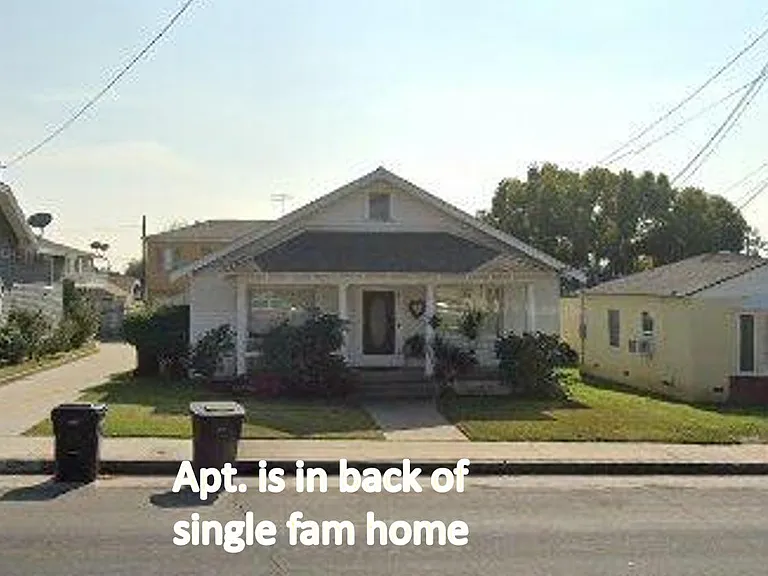 The 3 apartments are behind the single family home in front.