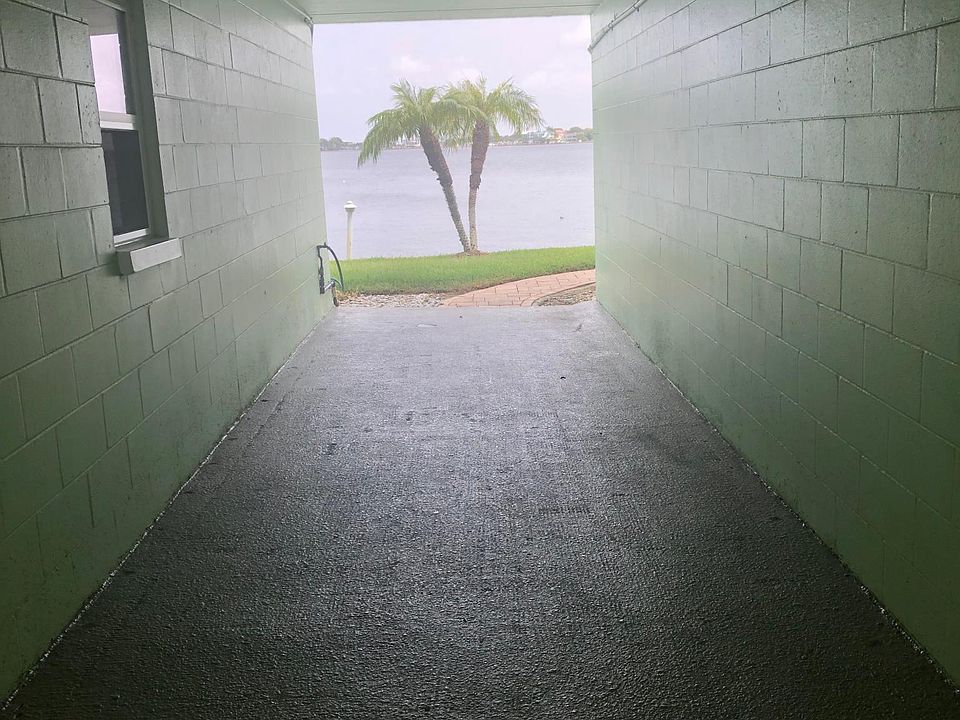 View walking up to condo....beautiful Saint Joseph Sound
