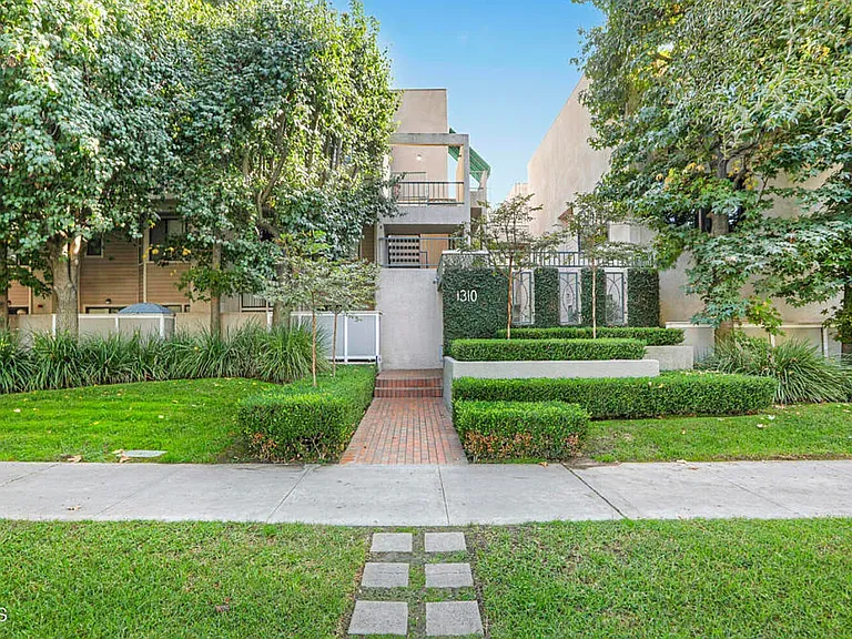 Condo complex entrance