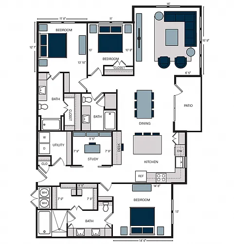 Floor plan C1