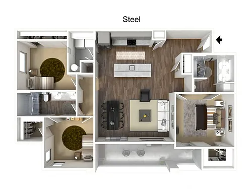 Floor plan Steel