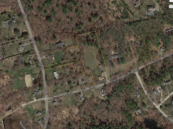 ariel view and property line