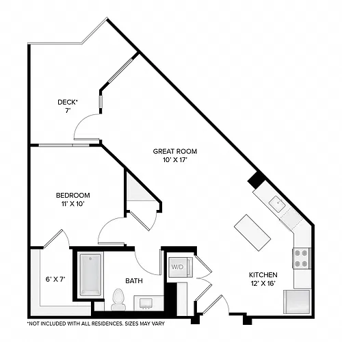 Floor plan The Jackson Deluxe