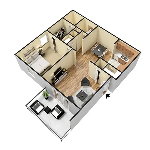 Floor plan A2 Garden