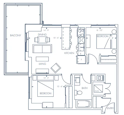 Floor plan E1107
