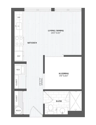 Floor plan Studio-S2