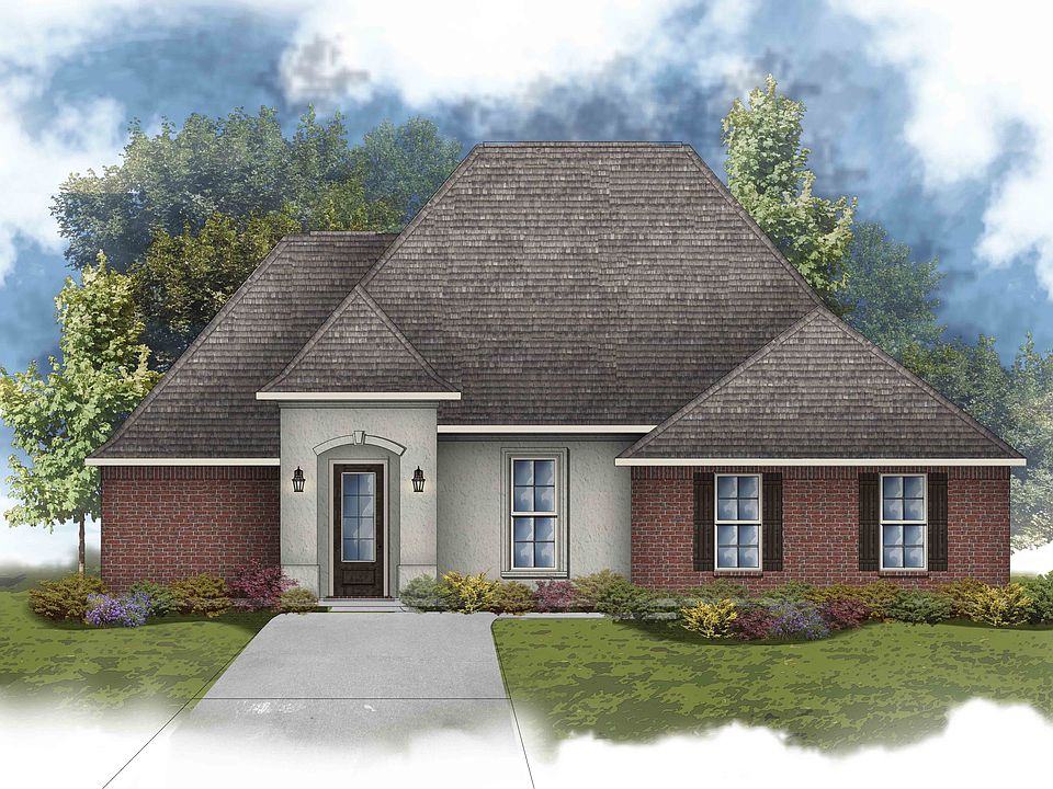 Claudet III A - Front Elevation - DSLD Homes
