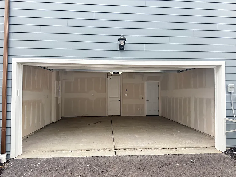 Two car attached garage
