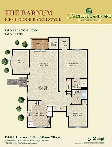 Floor plan The Barnum