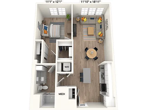 Floor plan Am16-Scheme II