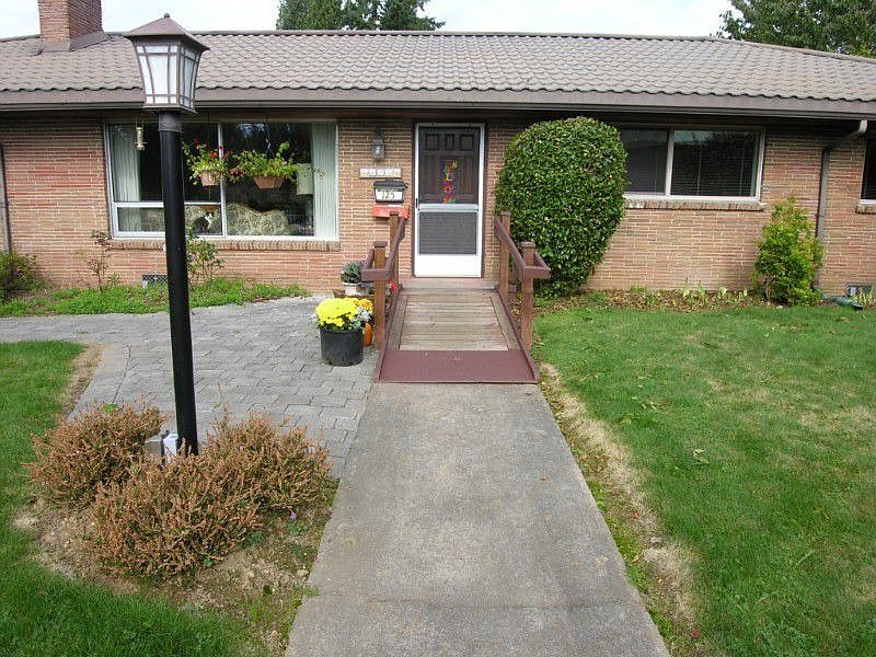Front of home and ramp