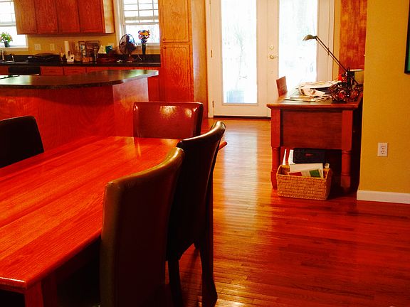 Back door opens to deck