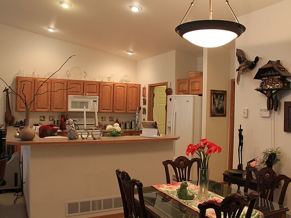 Kitchen and dining area