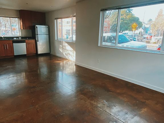 Living room and kitchen