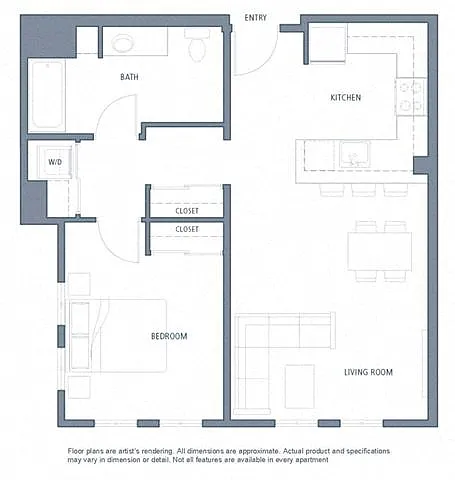 Floor plan 760 1B1B