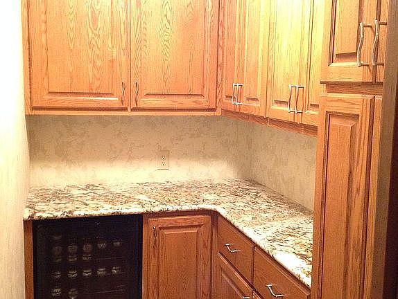 Walkin pantry with wine cool