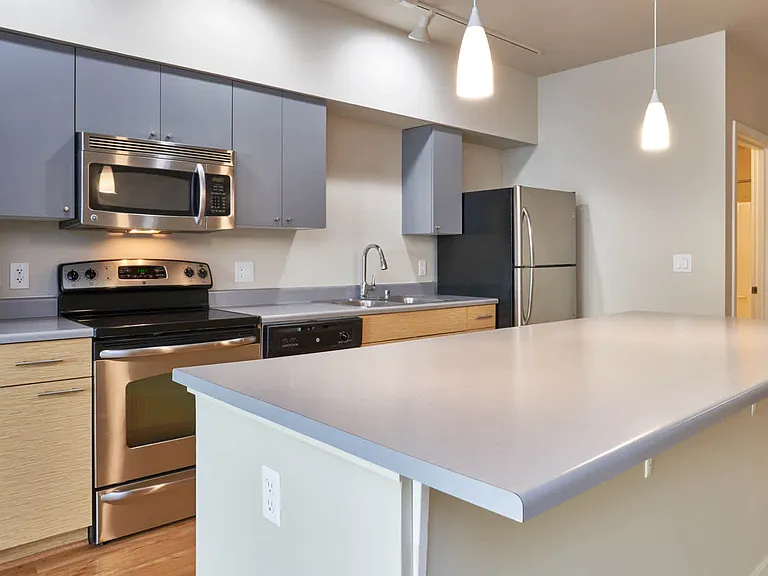 Kitchen with Stainless Steel Appliances