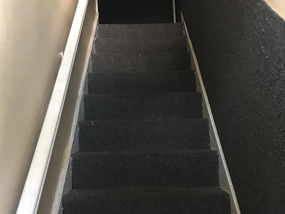 These are the stairs leading to the apartment. This apartmen