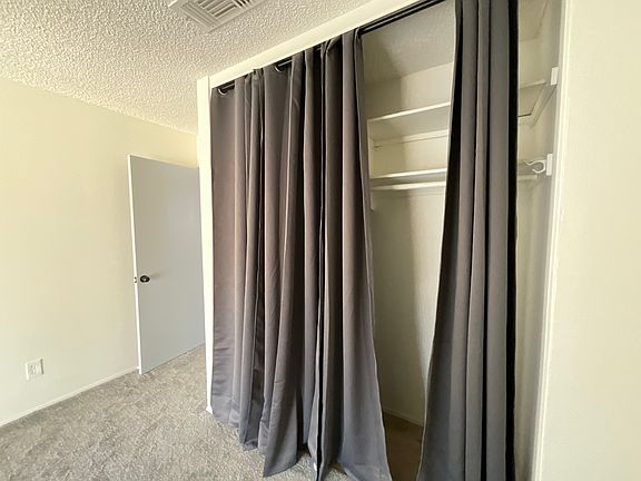It's a good size closet