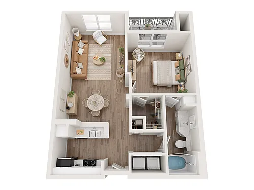 Floor plan Wrangler Renovated