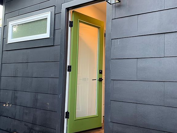 French door from back deck