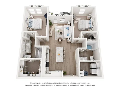 Floor plan B1