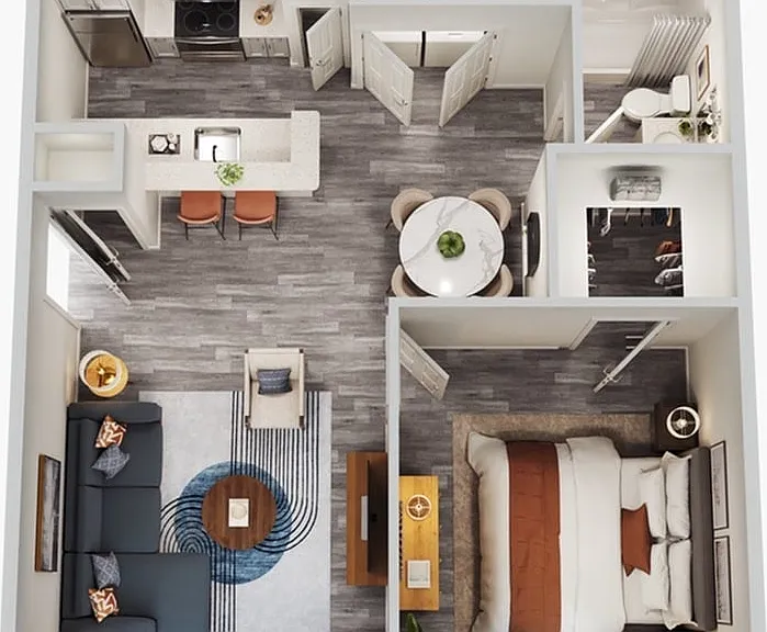 A1 - 1 Bed 1 Bath A1 - 1 Bed 1 Bath