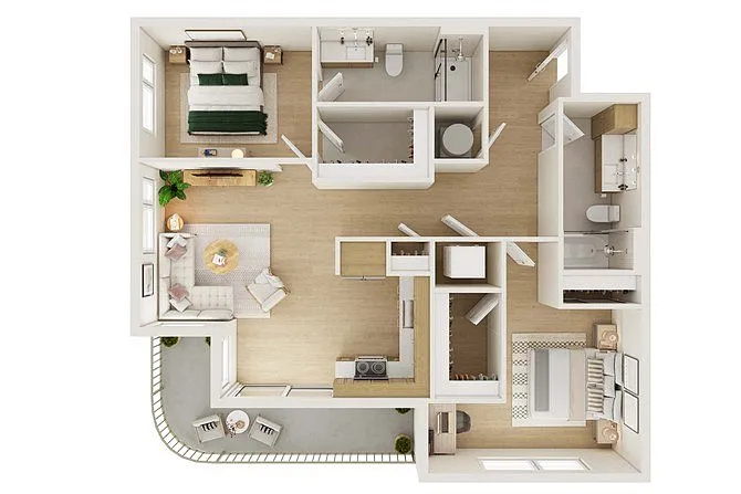 Floor plan Ground Swell