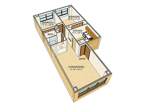 Floor plan Parkview Manor