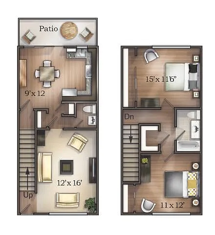 Floor plan Townhouse