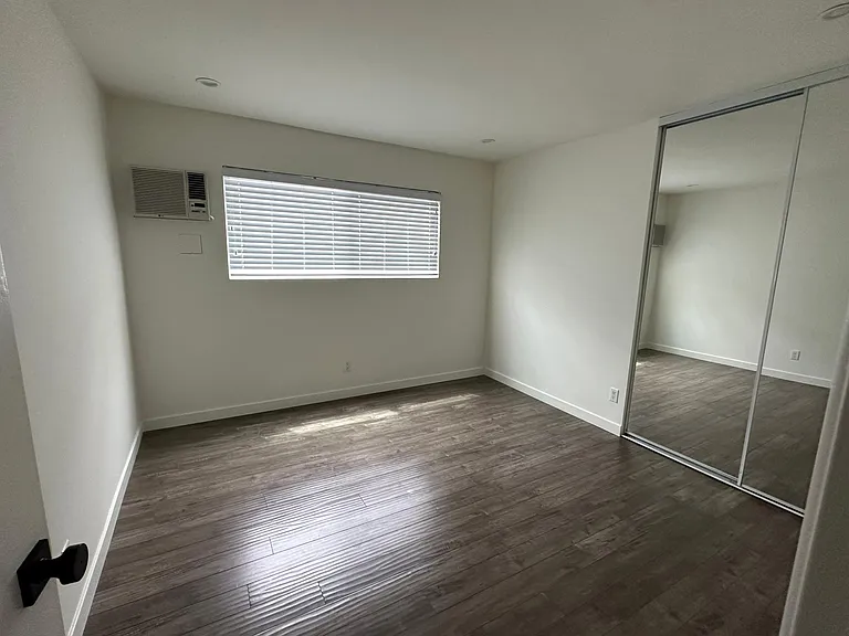 Spacious bedroom with huge closet