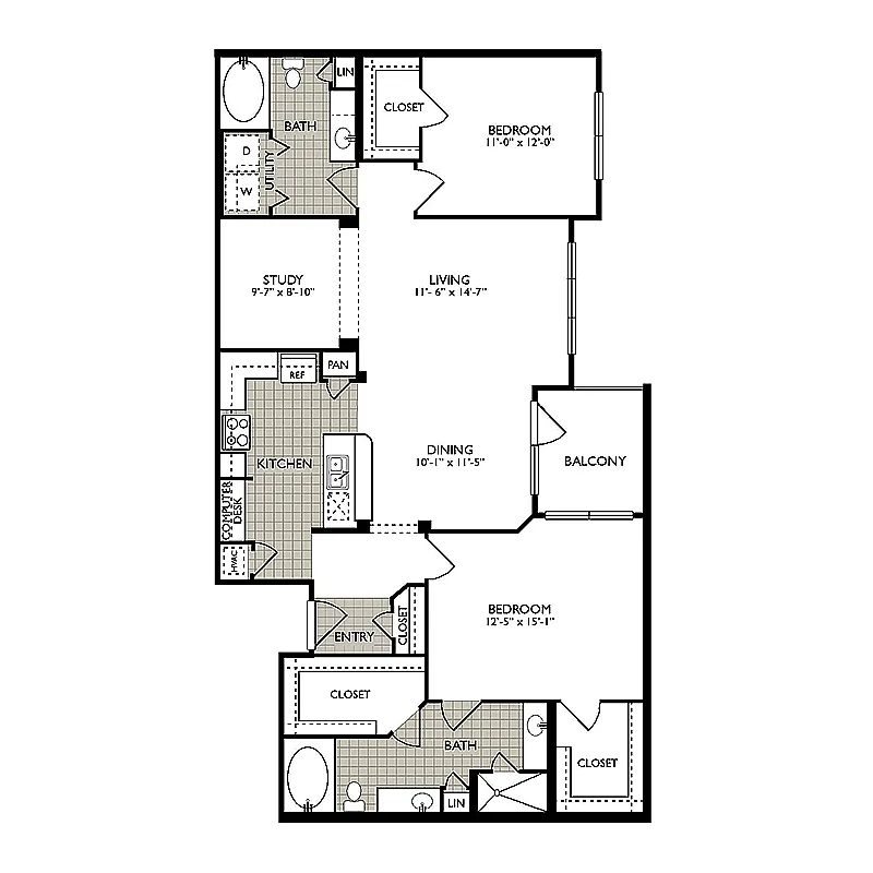 Floor plan 2222 SMITH-F