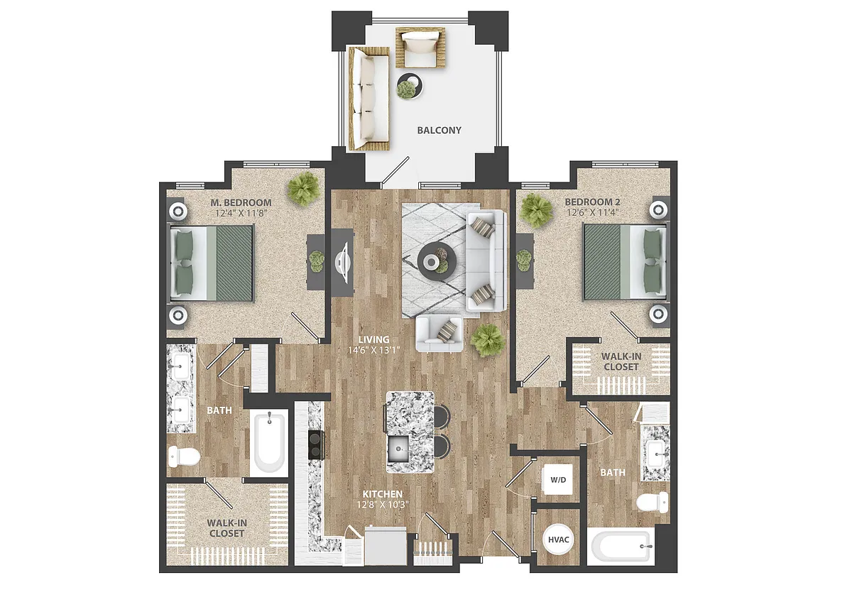 Floor plan B1