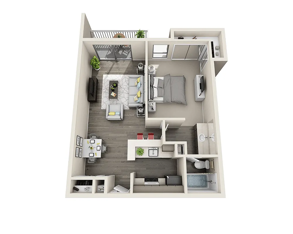 Floor plan Newport (A1B-S)