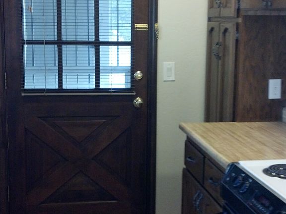 Back door to carport