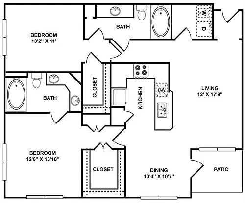 Floor plan D2